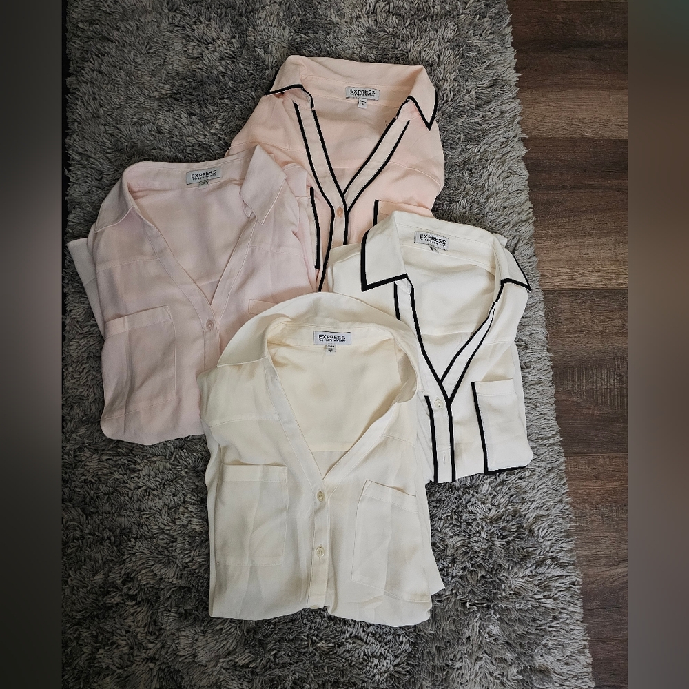 Bundle of express portofino shirt size XS/S